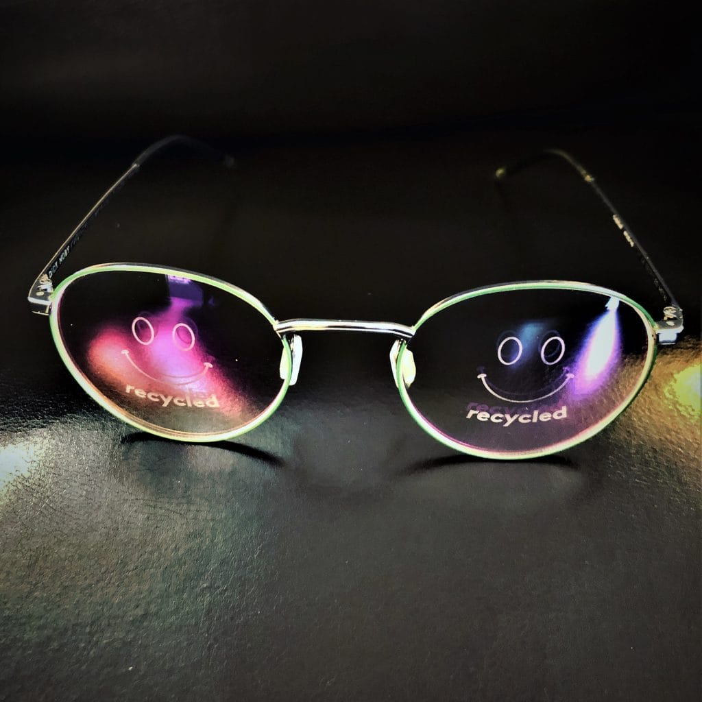 metal eyeglass frame
