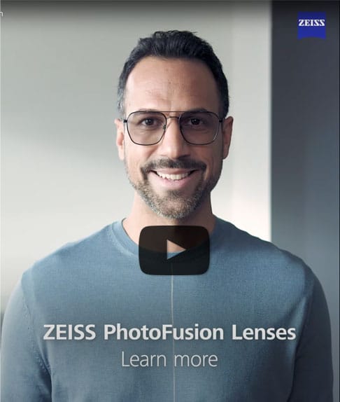 video demonstrating Zeiss photochromic transition lenses