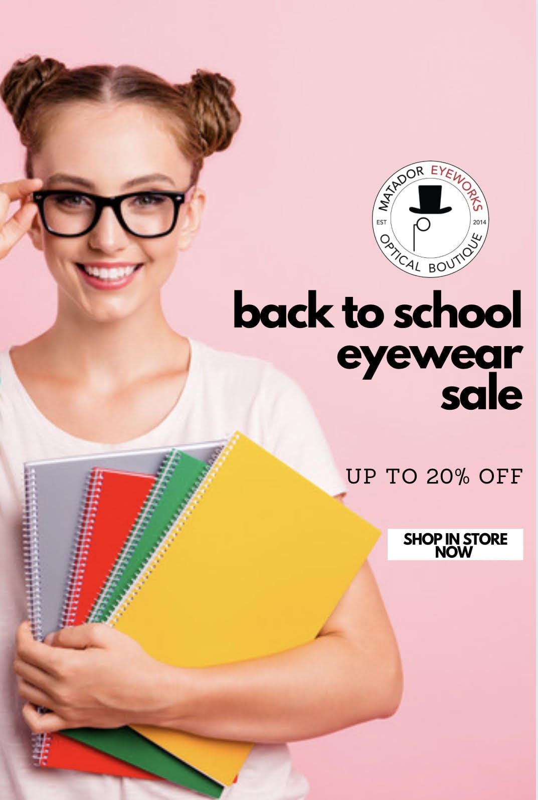 eyewear sale for students back to school